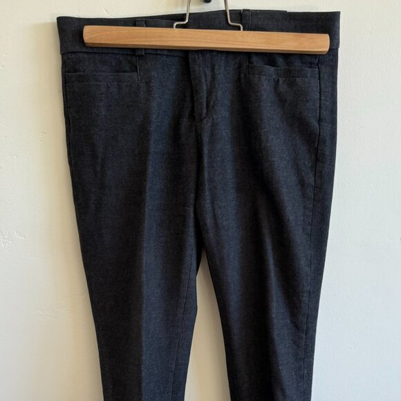 Banana Republic Slim-Fit Trousers | Dark Grey Pants | Size 00P - Picture 2 of 4